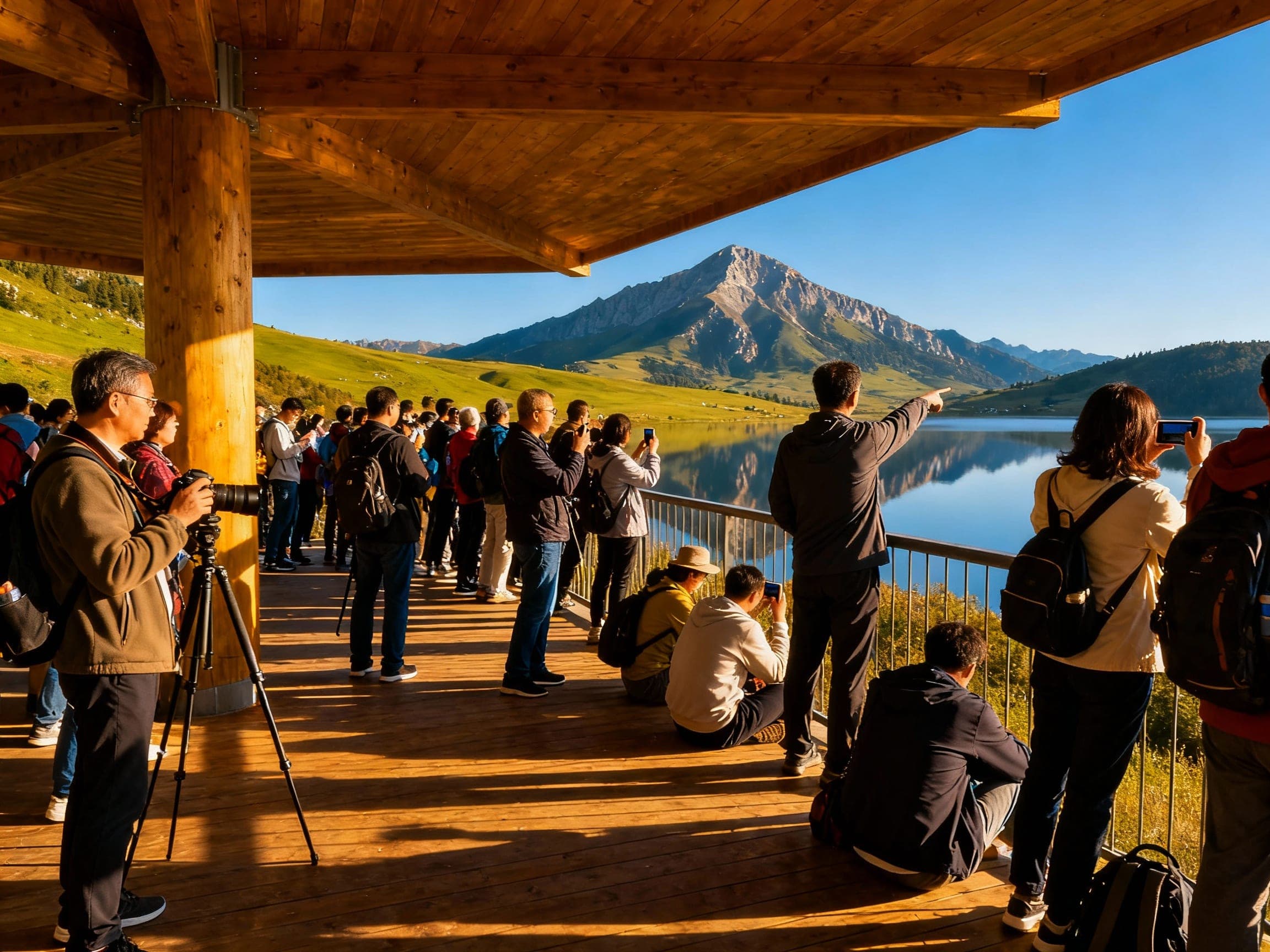 What to Do When a Scenic Area is Full of People? Use AI to Remove Crowds with One Click