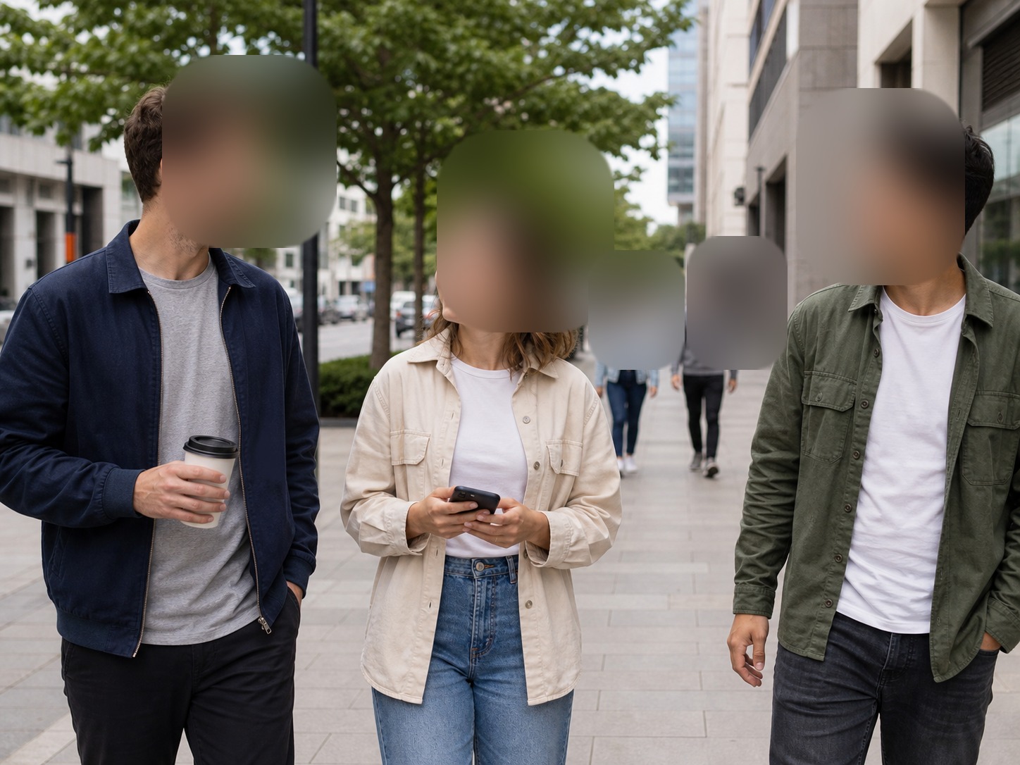Blur Faces example